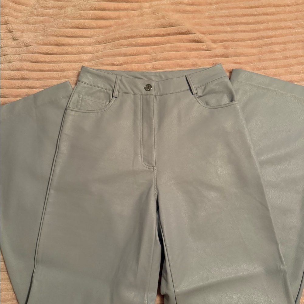 AKIRA Light Purple Faux Leather Pants